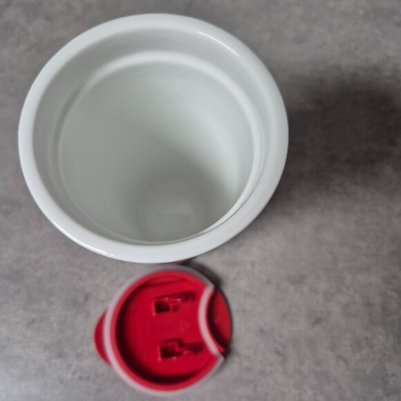 2017 Tim Hortons Red Deer Scene Ceramic Travel Coffee Tea Mug Cup - Picture 8 of 11